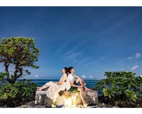 [Okinawa, Onna Village] Stargazing and a Stroll in the Sky at Sheraton Okinawa Sun Marina ☆彡 Includes explanations of stars and space, and individual photos for each participant. *Reservations can be made on the day, subject to weather conditions!