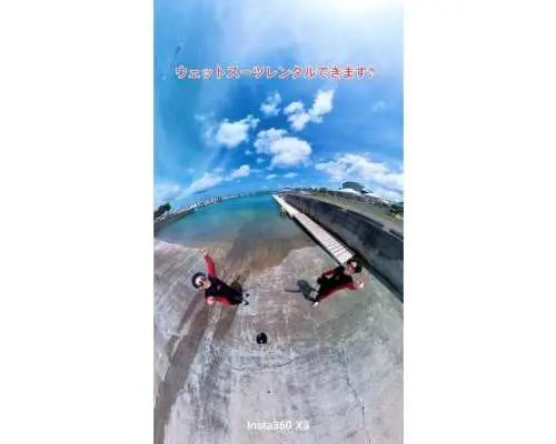 [Okinawa, Naha, Ginowan] Guaranteed to be Instagrammable! GoPro rental & all data free★Parasailing + Marine Activity 2-Piece Set!!