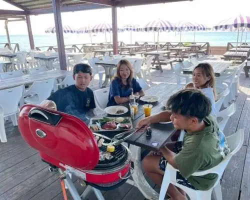 【沖縄・那覇三重城港発】4月～6月　満腹＆大満足★ナガンヌ島上陸BBQプラン！
