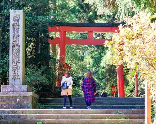 [Group tour available for 1 person] Hakone, Mt. Fuji & Enoshima Day Trip | Enoshima, Owakudani, Lake Ashi Floating Torii Gate, Hakone Ropeway, Lake Ashi Pirate Ship