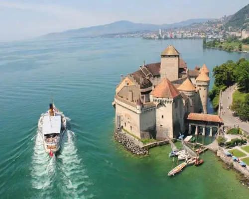 Boat trip ticket from Lausanne to Chillon Castle and back