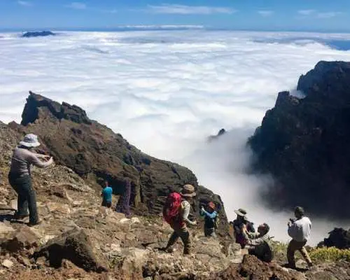 Roque de Los Muchachos and sunset hiking tour with transfer