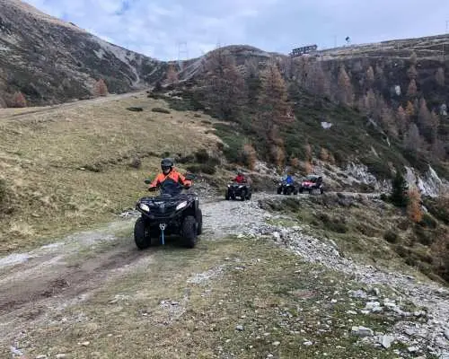 Capanna Gesero Quad Tour full day private from Lostallo in Ticino
