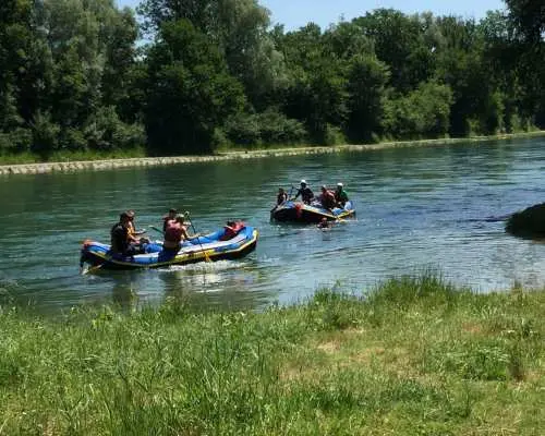 Inflatable Boat Half-Day Tour Reuss from Gisikon to Ottenbach