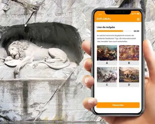Lucerne interactive scavenger hunt with smartphone