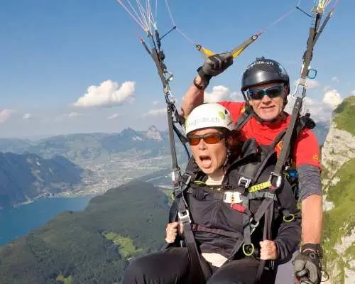 Lucerne Paragliding Thermal flight