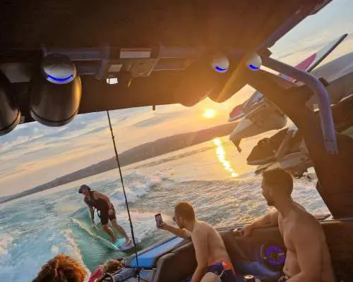 Private Wakesurfing on Lake Untersee (Bodensee)