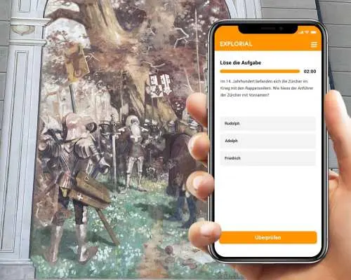 Rapperswil interactive scavenger hunt with the smartphone