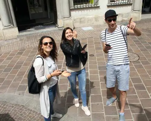 Schaffhausen interactive scavenger hunt with smartphone