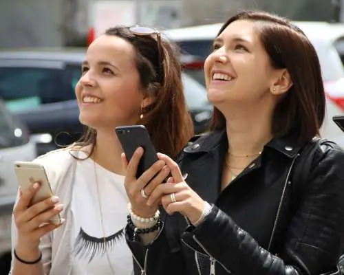 Zug interactive scavenger hunt with smartphone