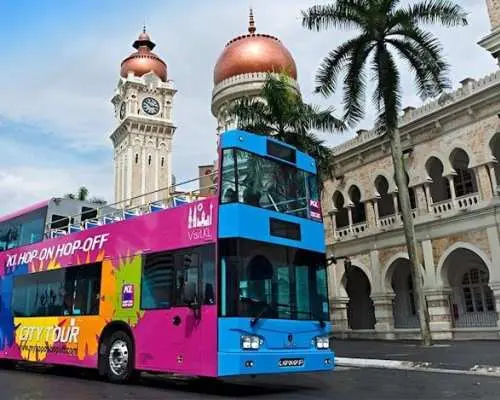 Hop-on hop-off sightseeing bus tour in Kuala Lumpur