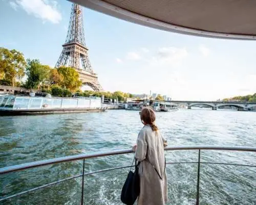 Eiffel Tower reserved elevator entrance to 2nd floor with walking tour and Seine cruise