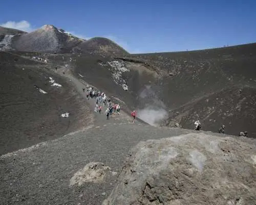 Etna upper craters guided excursion from Taormina