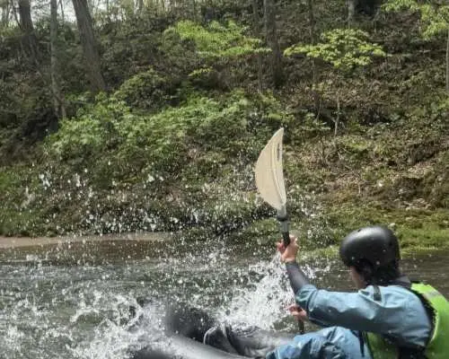 [Hokkaido, Minami Furano] An adventurous packrafting experience!