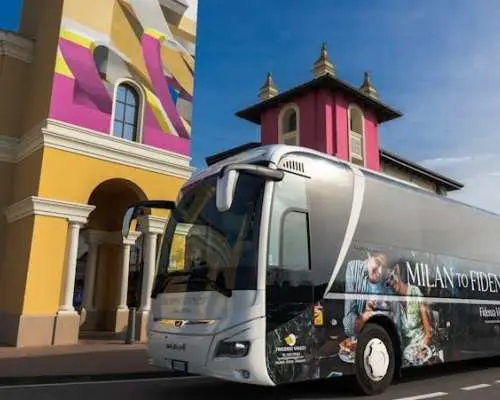 Full-day luxury shopping experience at Fidenza Village with lunch