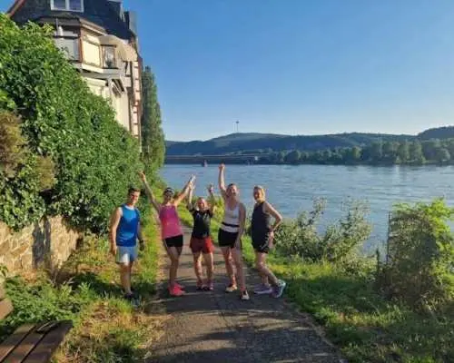 Small-group guided running city tour in Tübingen