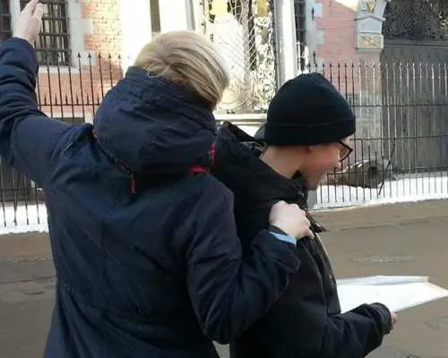 Interactive spy-themed city game with host-guide in Wrocław Old Town