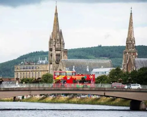 City Sightseeing hop-on hop-off bus tour of Inverness