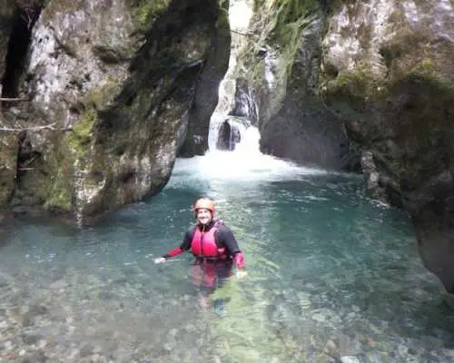 River trekking in Brembana Valley