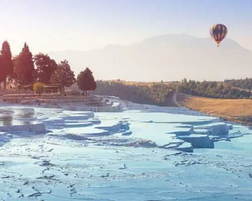 Pamukkale Sunrise Hot Air Balloon Experience & Hierapolis Visit