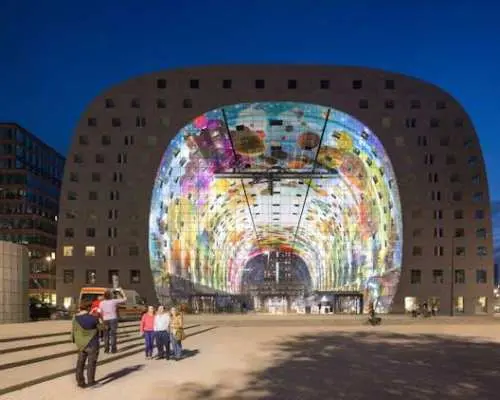 私人 Markthal 之旅和 Het Witte Huis 屋顶参观