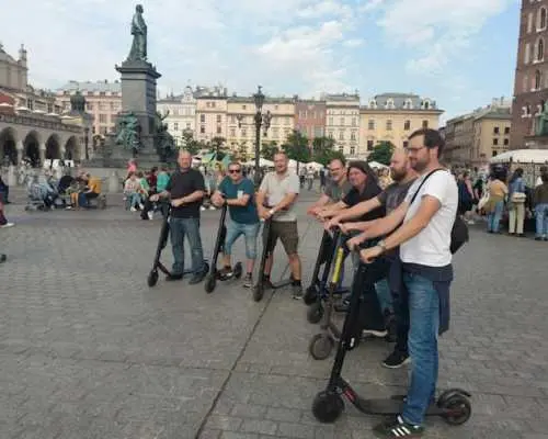 60-Minute Electric Scooter Rental in Krakow