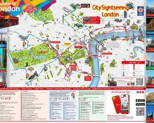 London 1‑day one-way river cruise and hop‑on hop‑off bus tour combo