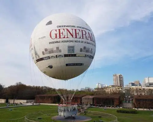 Generali 熱氣球飛越巴黎