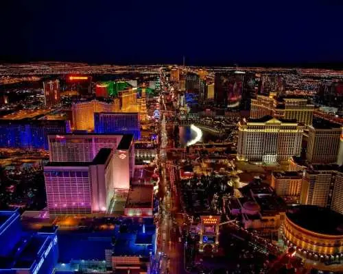 Las Vegas Strip Helicopter Night Flight