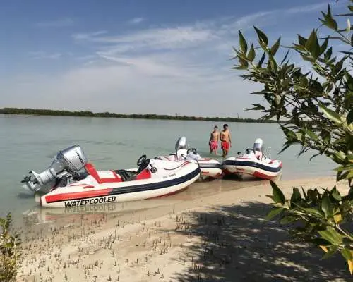 Yas Island Self-Drive Rhino Rider Speedboat Tour