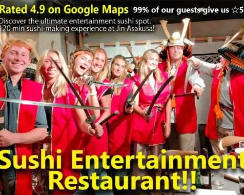 Tokyo, Asakusa: [Premium] SHOGUN Full Course (Japanese tea and water included, FREE)