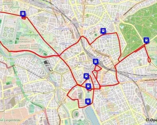 ハノーバー市内24時間乗り降り自由の観光バスツアー