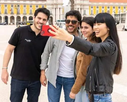 Lisbon Old Town Walking, Helicopter Ride and Sailing Waterfront Tour