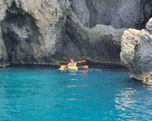 Kayak tour on the coast of Taormina