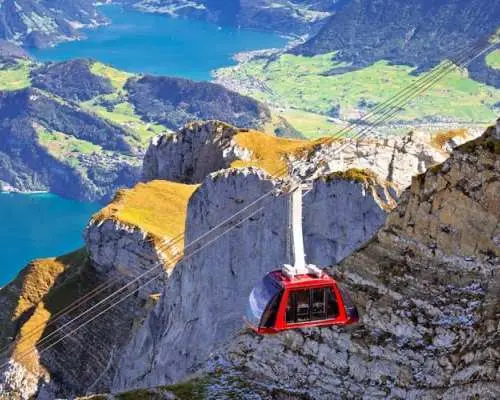 Private Golden Round Trip to the Pilatus from Zurich
