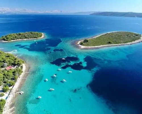 Blue lagoon & Trogir, 3 islands half day morning tour
