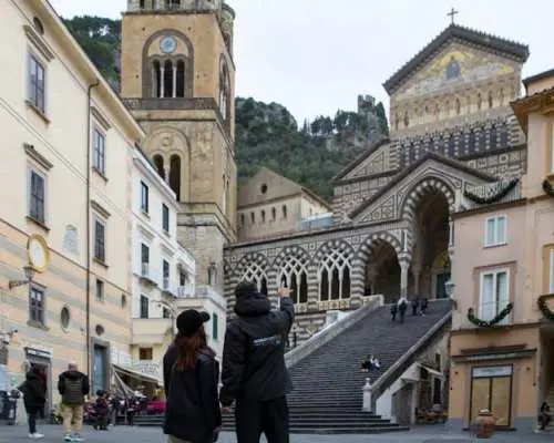 Sorrento, Positano and Amalfi shared tour from Naples with light lunch