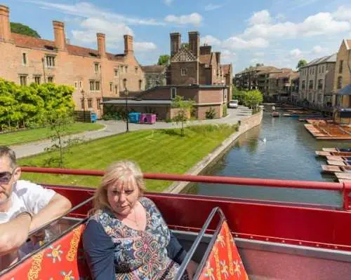 City Sightseeing hop-on hop-off bus tour of Cambridge