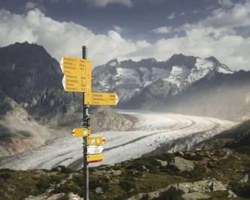 Aletsch Arena round-trip cable car ticket to Moosfluh viewpoint