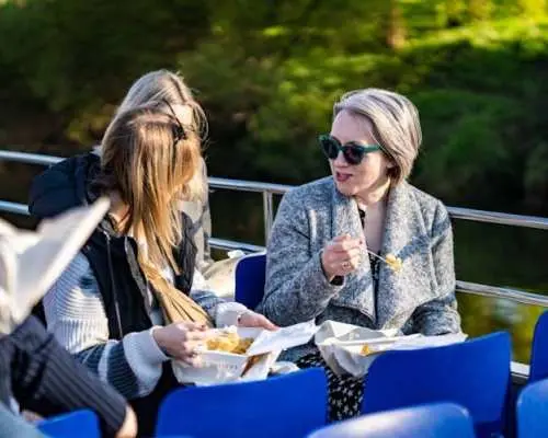 Fish and chips scenic cruise in York