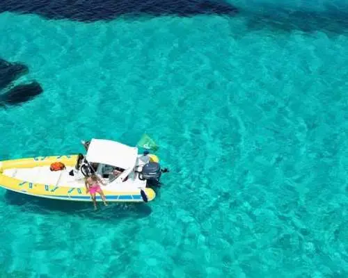 从 Stintino 出发，搭乘 Asinara 小艇，享受开胃酒之旅