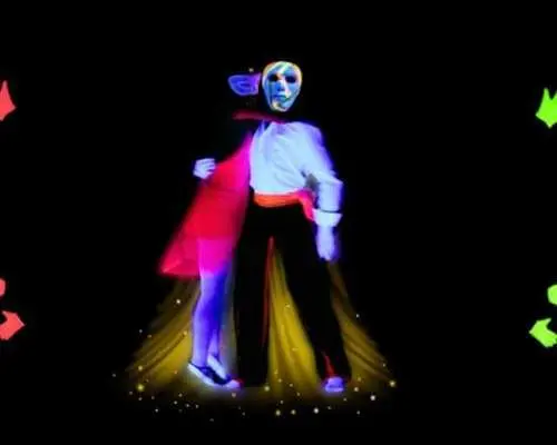 プラハで開催されるブラックライトシアターショー「愛のイメージ」