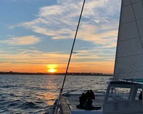 Sunset catamaran cruise in Valencia