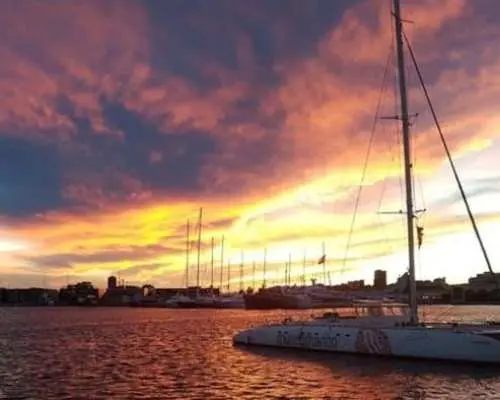 Sunset catamaran cruise in Valencia