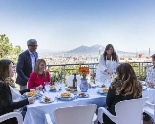 Lunch or Dinner and Cooking Show at a Cesarina's House in Naples