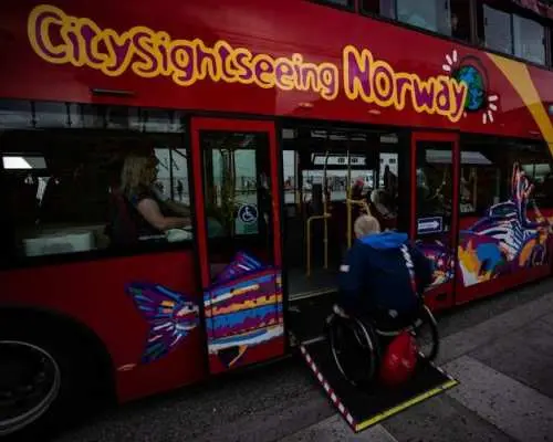 City Sightseeing hop-on hop-off bus tour of Stavanger