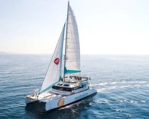 Catamaran cruise with lunch from Málaga