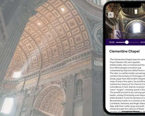 60-minute self-guided audio tour of St. Peter's Basilica