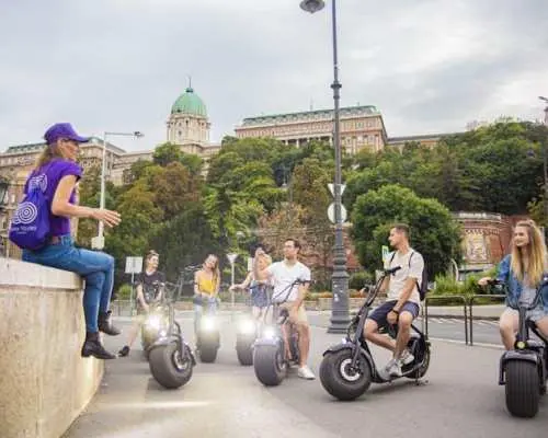 Guided E-Scooter Tour in Buda Castle in Budapest
