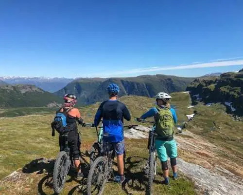 Voss mountain to fjord mountain bike tour